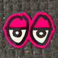 Krooked Eyes Medium Sticker