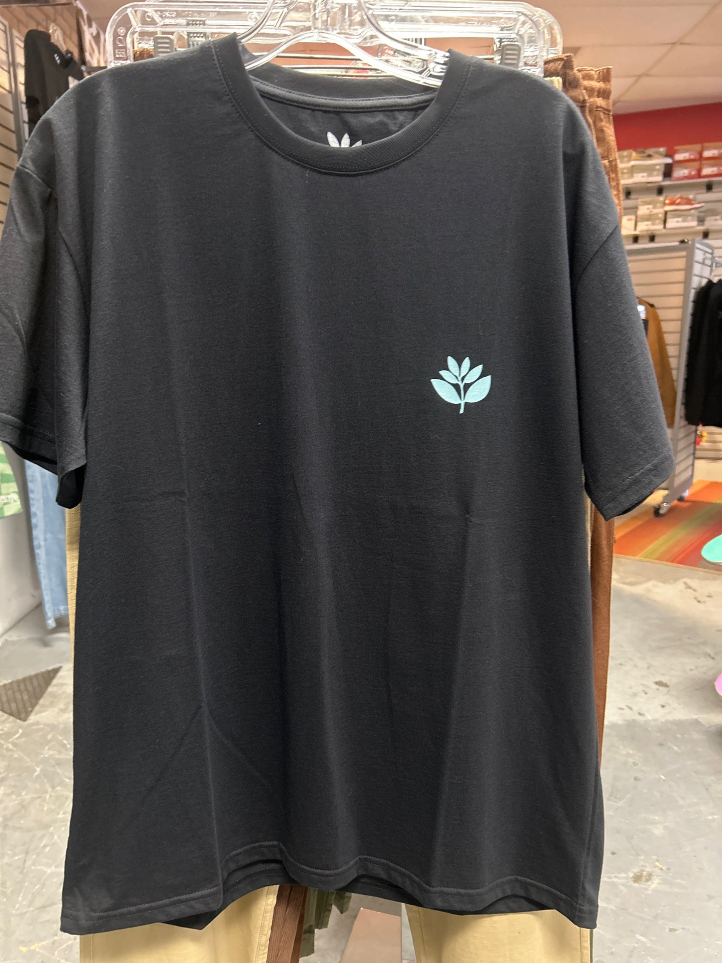 Magenta Black & Blue Graphic T-Shirt