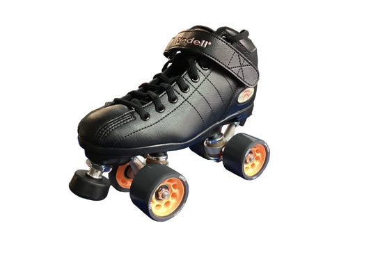 Riedell R3 Derby Roller Skates w/ Halo Radar Wheels