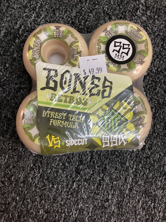 Bones STF V5 Retros 99A Sidecut Wheels