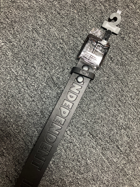 Independent Bar logo Leather Belt