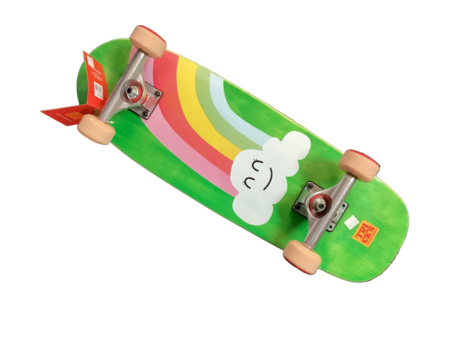 Tricks Complete Skateboard Soft Cork Top RAINBOW 8.25 x 25.75