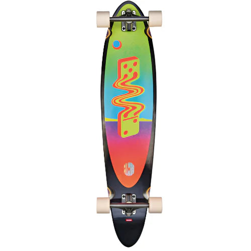 Globe longboard skateboard Pinner Classic Yer Playin 9” x 40” Pintail