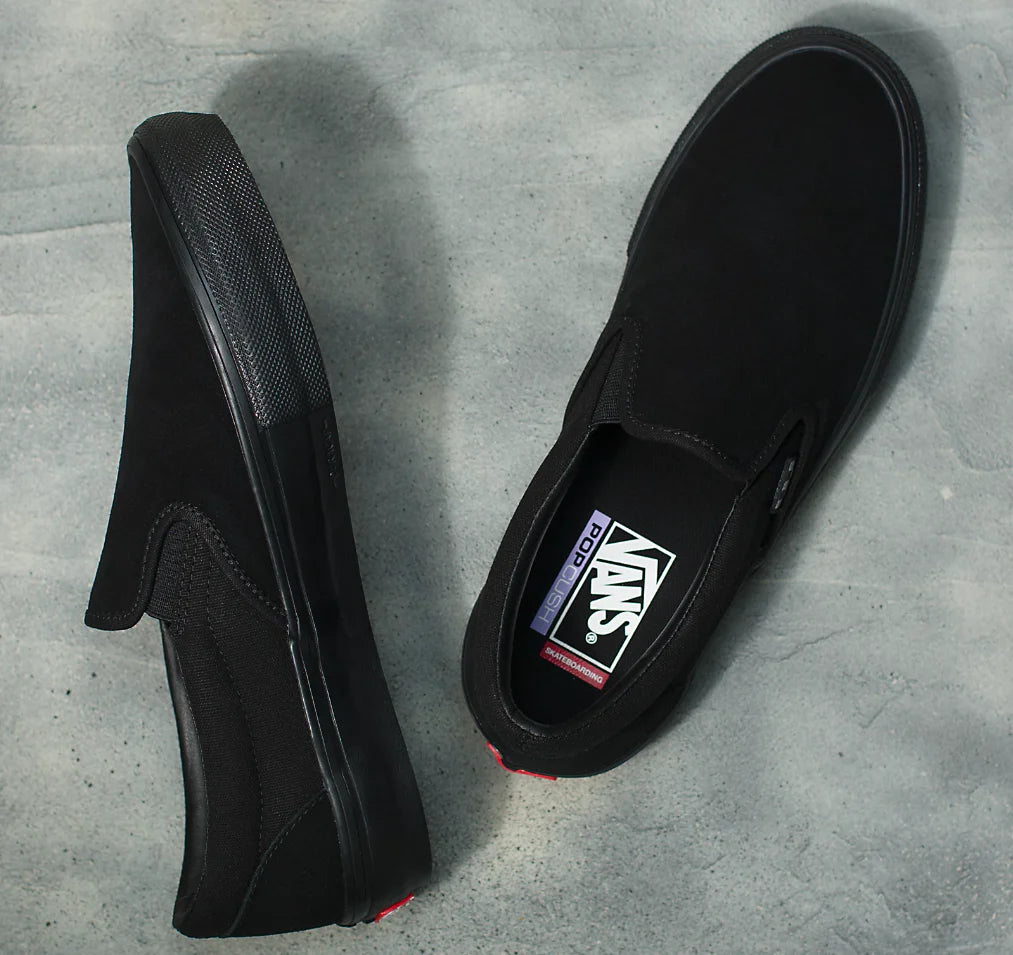 Vans Skate Slip On Black Shoes