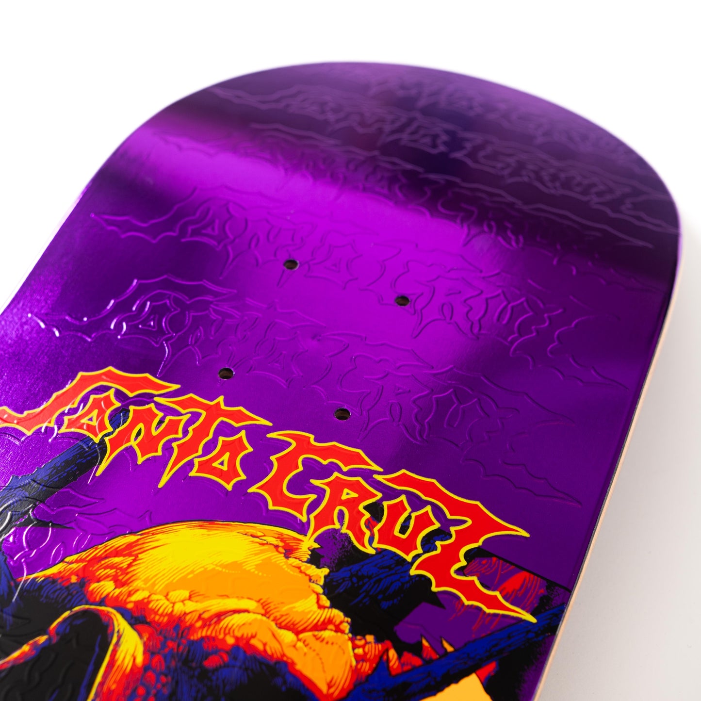 Santa Cruz 8.7 skateboard deck Pace Deathtrap Remix Pro purple
