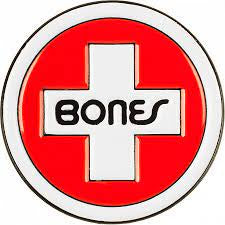 Bones Circle Logo Pin