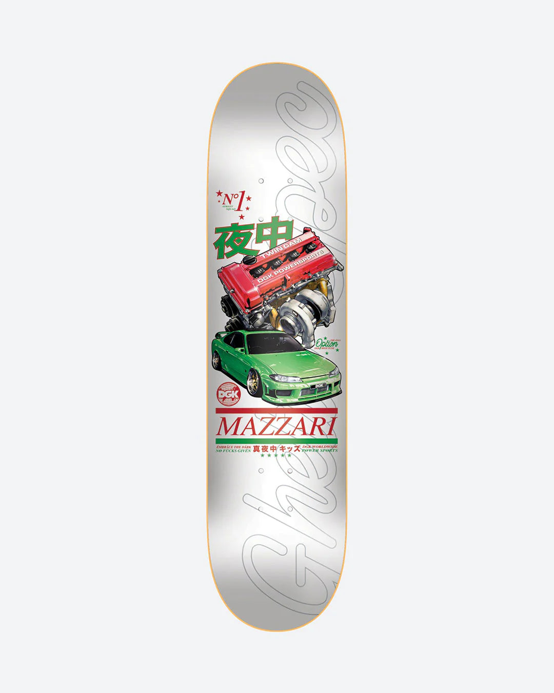 DGK pro skateboard deck 8.25” Only Option Mazzari