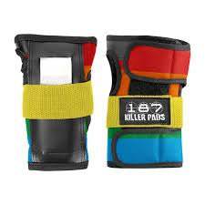 187 Wrist Guards Rainbow Medium