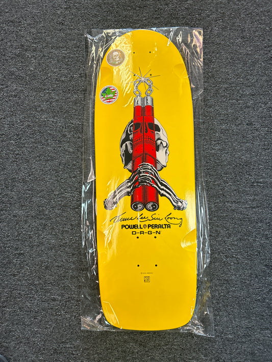 Powell Peralta 10.0 deck Bruce Lee Skull & numchucks