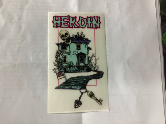 Heroin Sticker SOLD keys