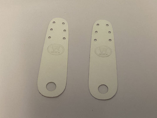 Riedell Toe Guard Leather White Chaparral