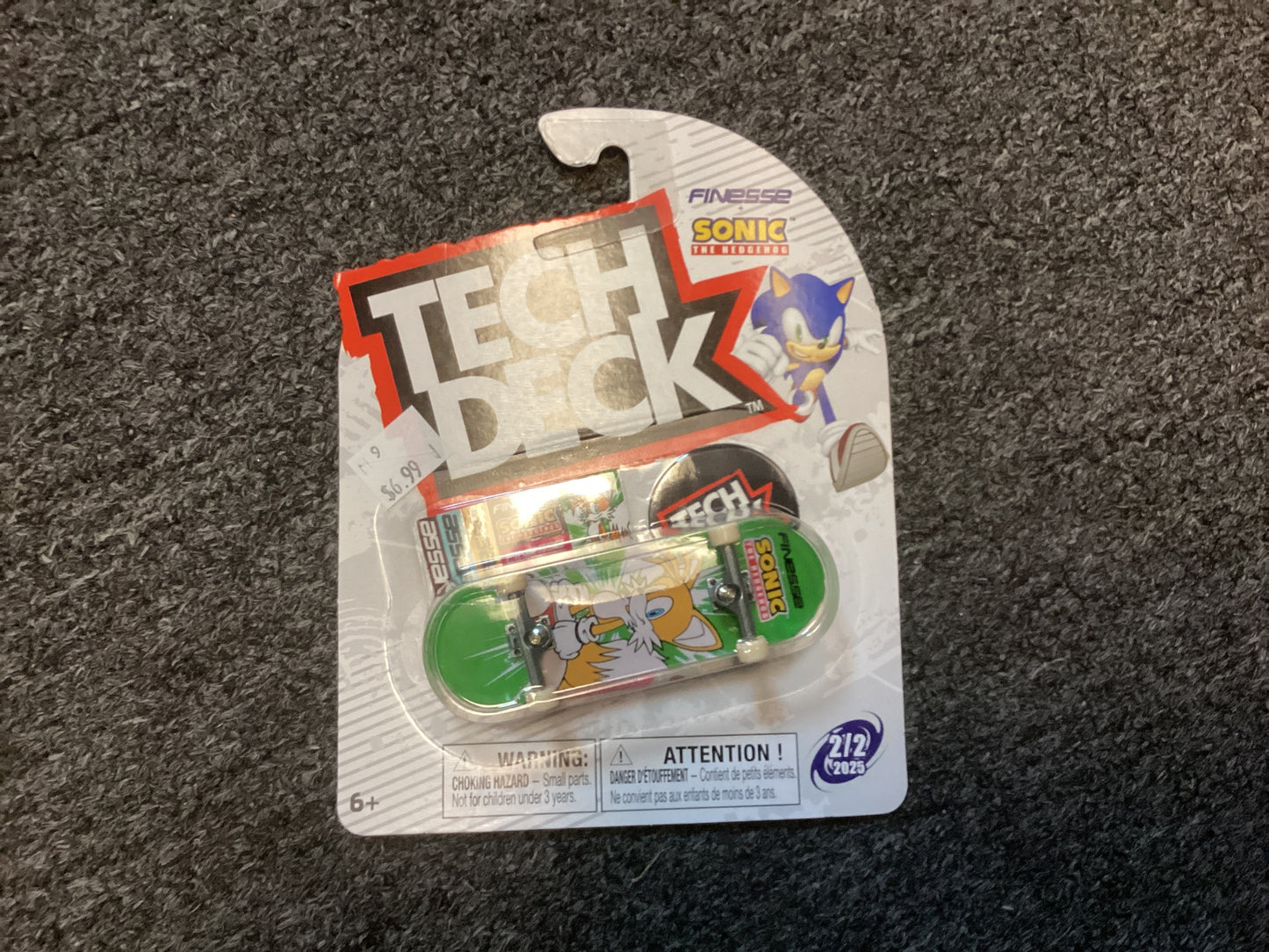 Tech Deck fingerboard Finesse Sonic green