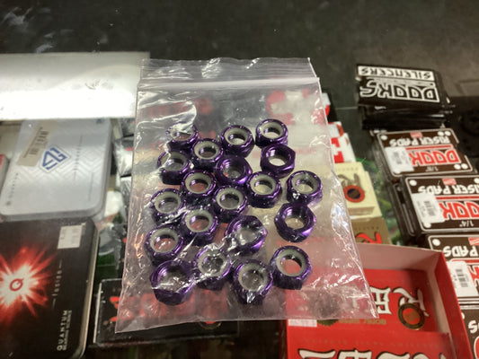 Axle Nut Purple 8mm (skateboards & roller skates $1 per nut)