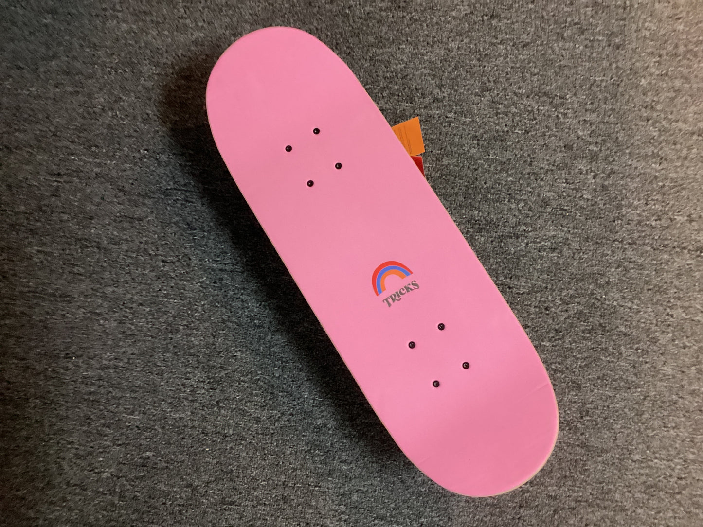 Tricks Complete Skateboard Pink Foam Top WHALE 7.87 x 24.21