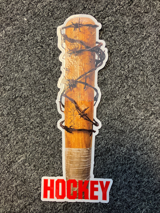 Hockey Bat Sticker