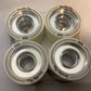 Radar Varsity Plus 57 indoor performance wheels for roller skates black or white set 8