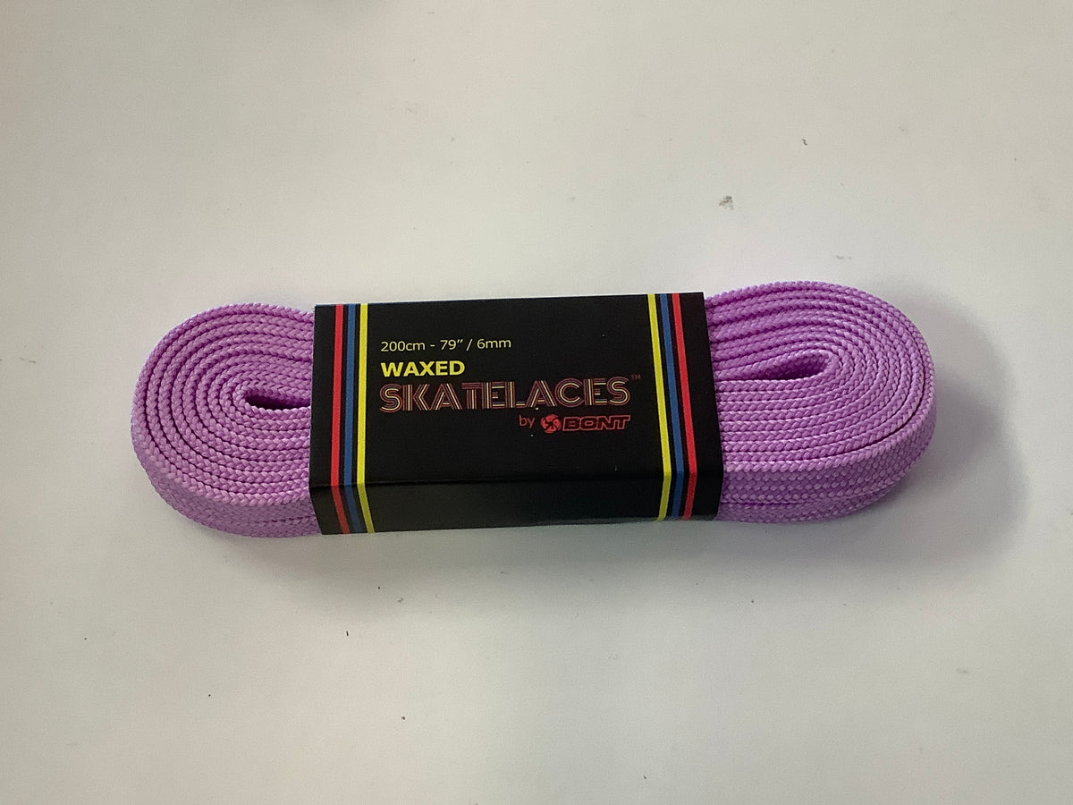 Bont Waxed Skate Laces Purple 200cm - 79” / 6mm shoe strings