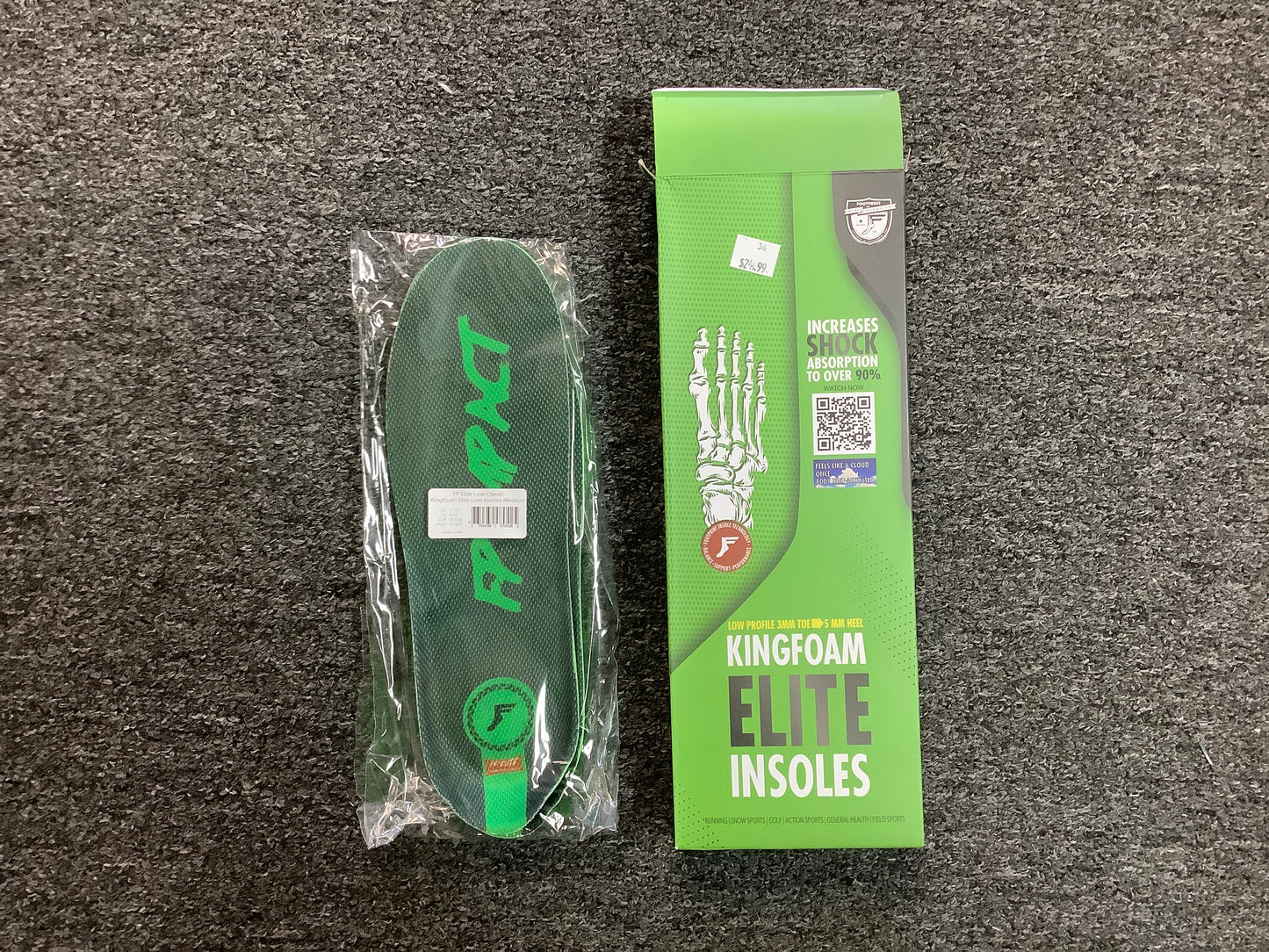 FP Kingfoam Elite Insoles Low Classic size 5-10.5