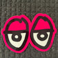Krooked Eyes Large Sticker