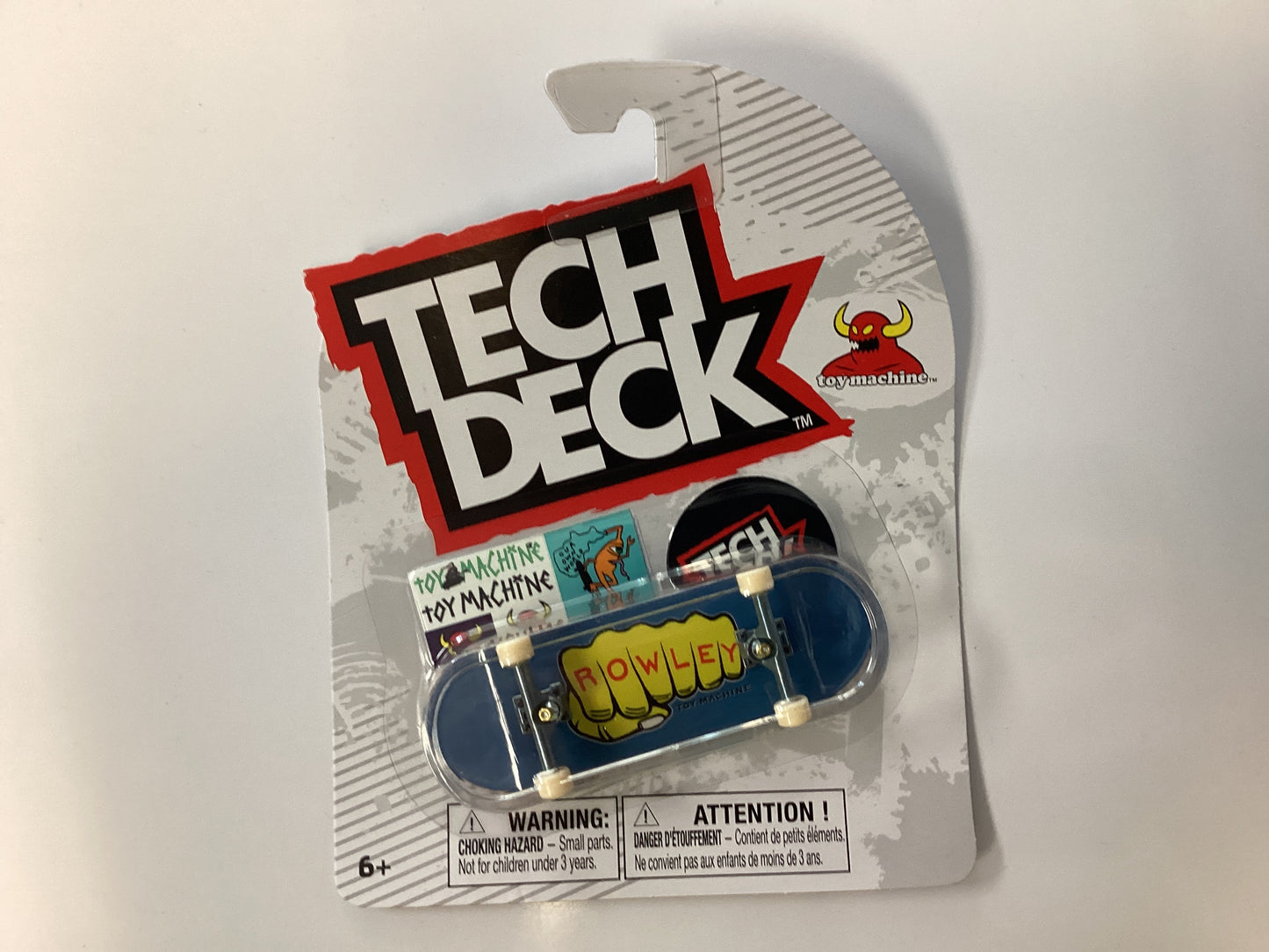 Tech Deck fingerboard Toy Machine Rowley fist