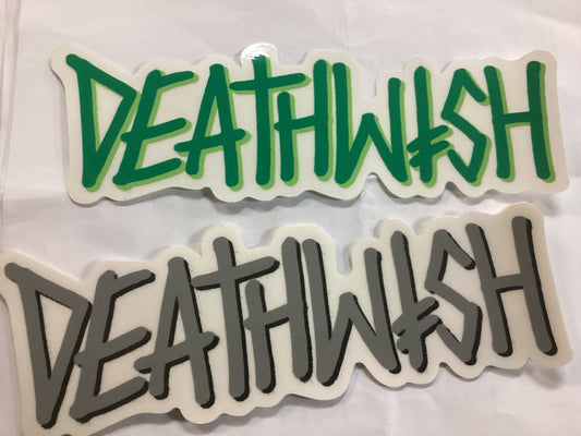 Deathwish Sticker Big Decal Deathspray