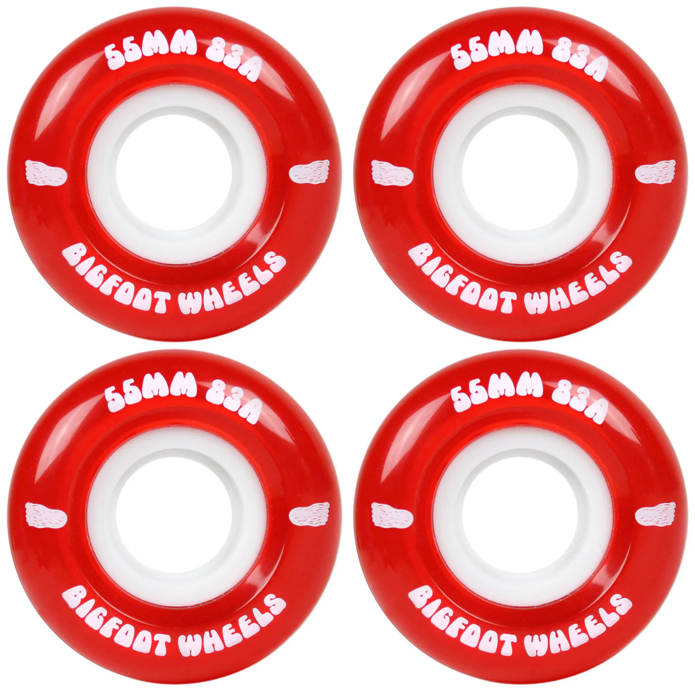 Bigfoot 83A Skateboard Wheels Soft Cruiser Filmer Wheels