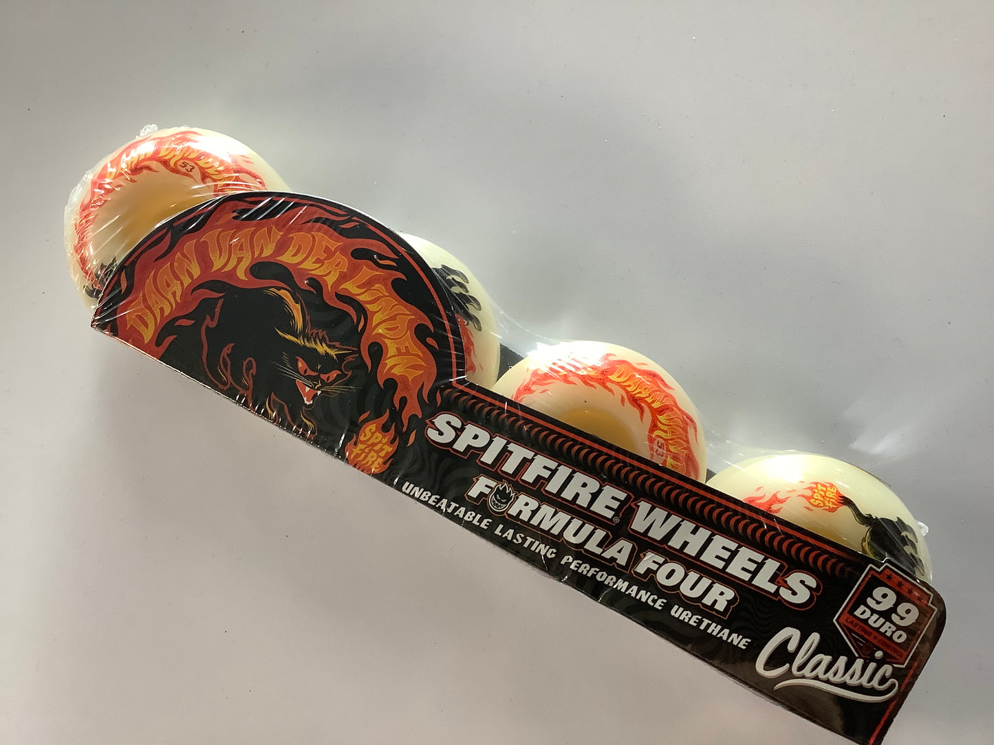 Spitfire F4 Skateboard Wheels 53mm DAAN PYROCAT CLASSICS FORMULA FOUR 99A