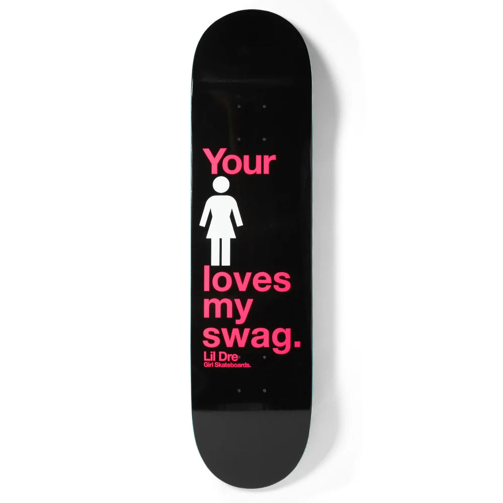 Girl Lil Dre Swag One Off 8.25” Pro Skateboard Deck