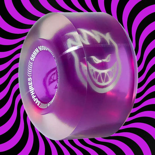 Spitfire Sapphire Skateboard Wheels 58mm Purple 90DU