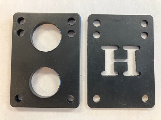 H Block Riser Black Individual