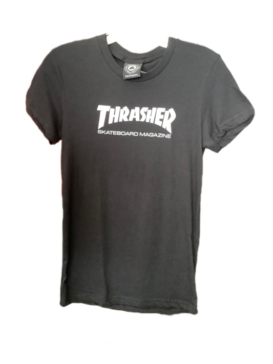 Thrasher Skateboard Magazine Black Tee M