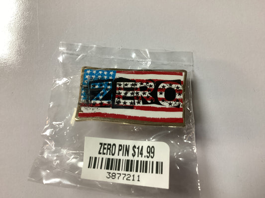 Zero Enamel Pin Punk Flag