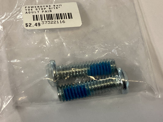 PowerDyne Bolt TOE STOP 5/16” Adult Pair for roller skates