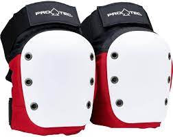 Pro Tec Street Knee Pads Red/White S