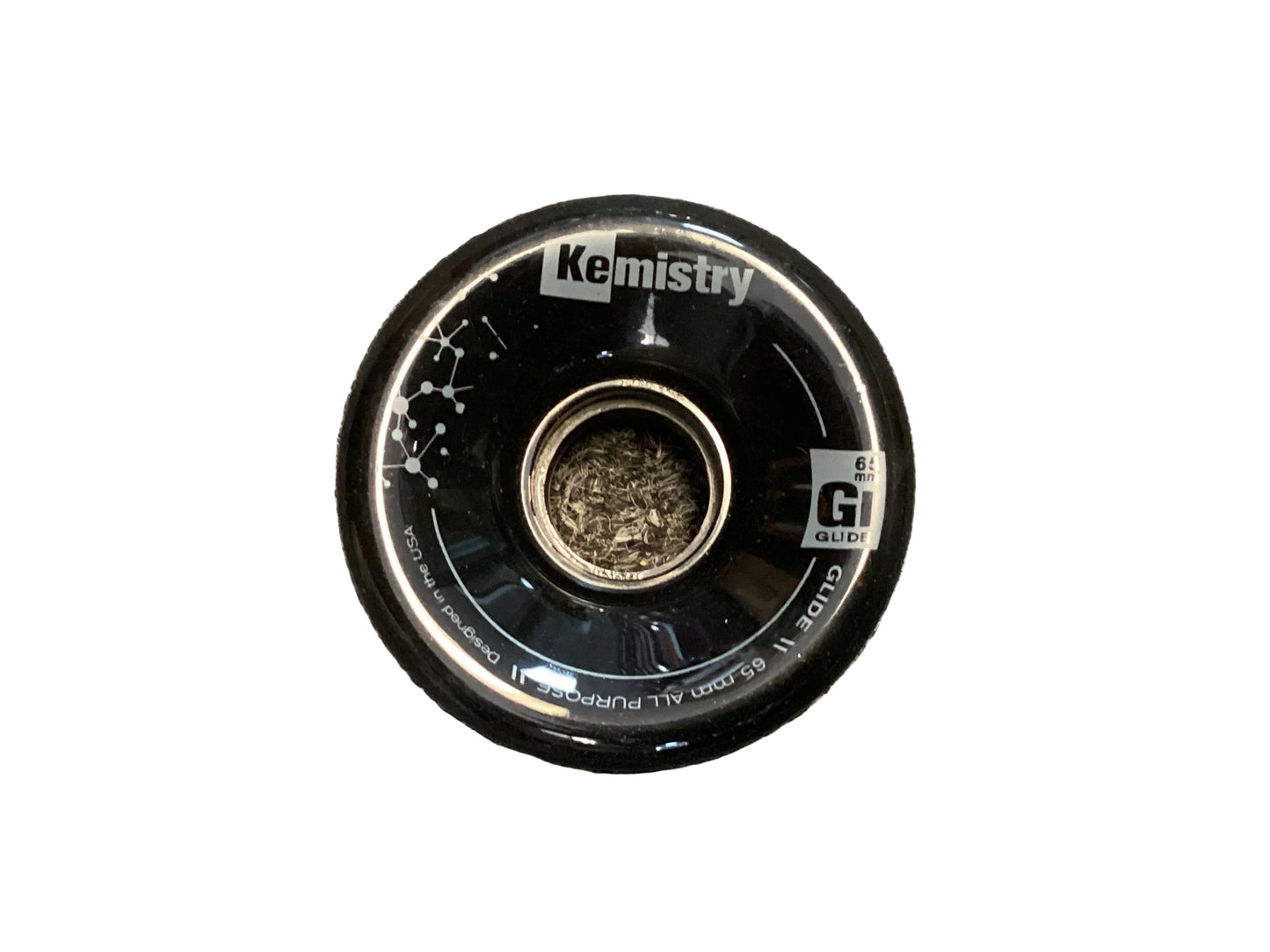 Kemistry 64mm 8 pack wheels Black for outdoor roller skates
