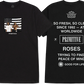PRIMITIVE STRIPES TSHIRT BLACK
