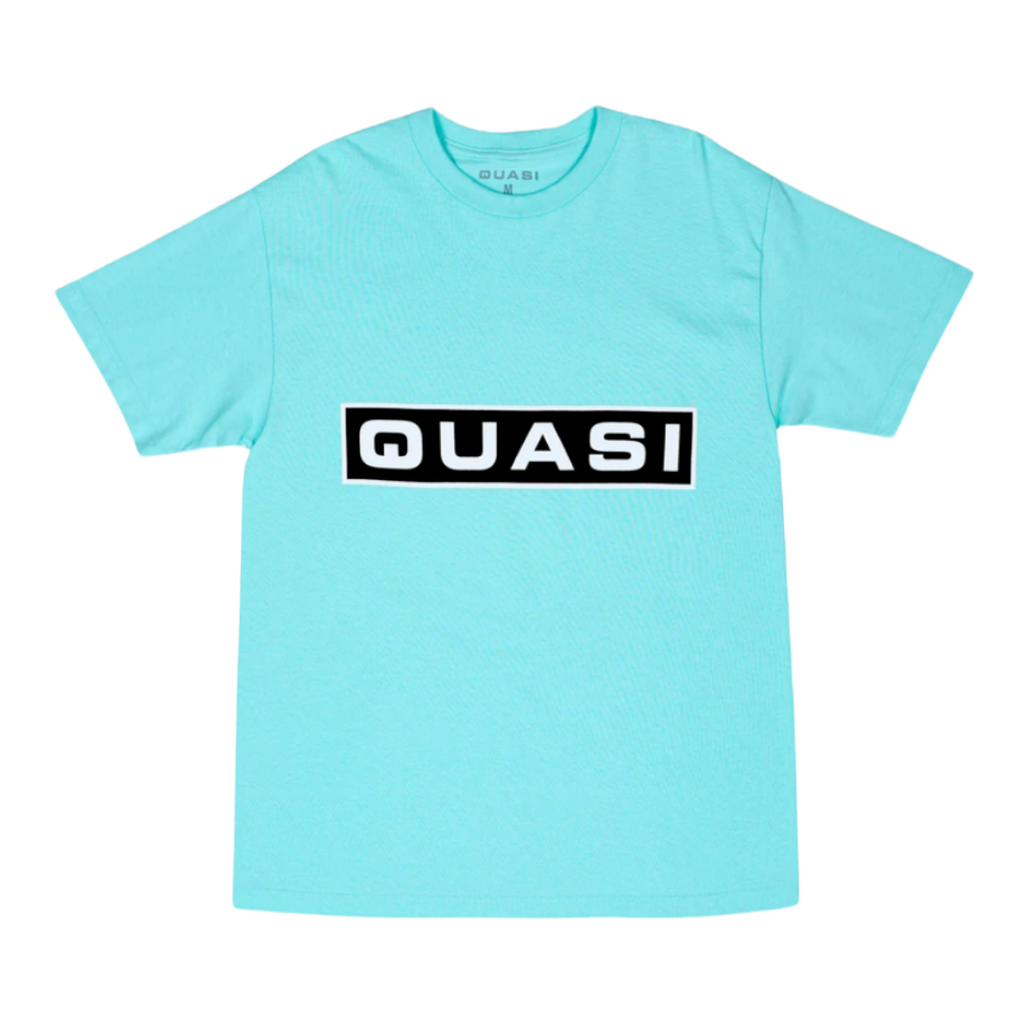 Quasi Bar Logo T Shirt Teal XL