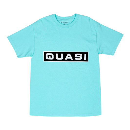 Quasi Bar Logo T Shirt Teal