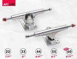 Ace Classic Hollow Polished Skate Trucks Pair Size 44