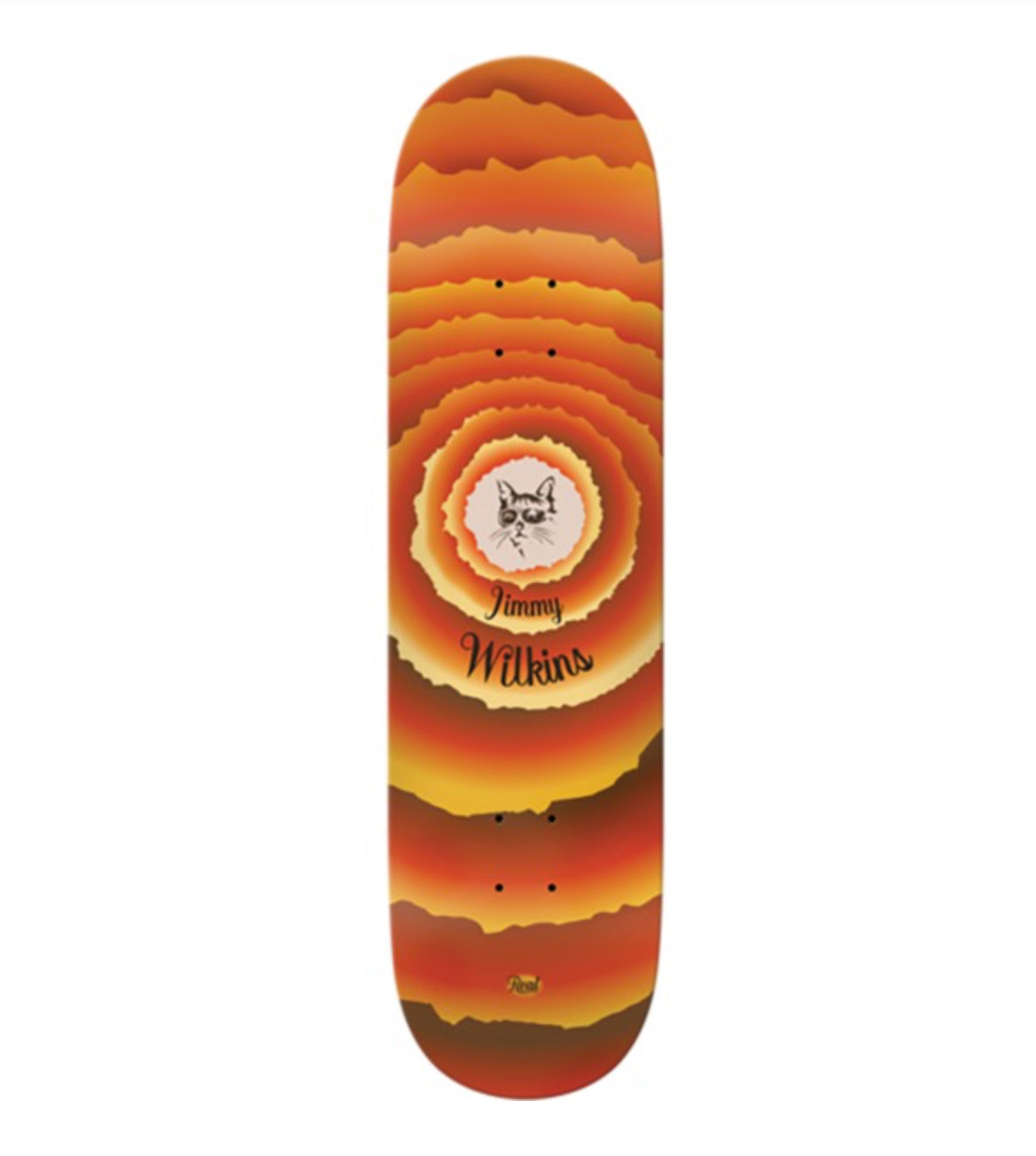 Real 8.5 deck Wilkins Key of Life Orange