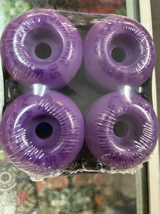 Spitfire wheels 56mm burners purple