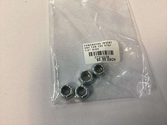 PowerDyne Insert Toe Stop 1/4” KIDS for roller skates sold individually