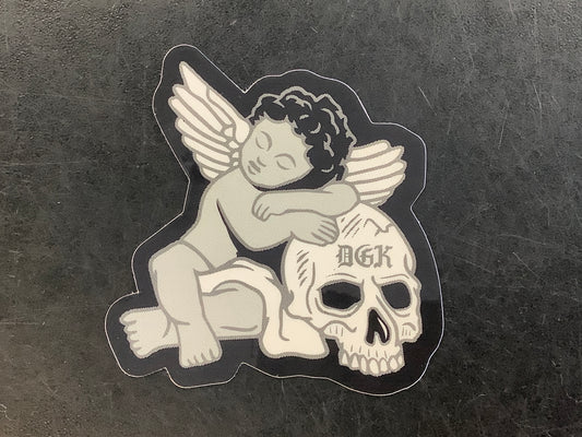 DGK Cherub Skull Sticker