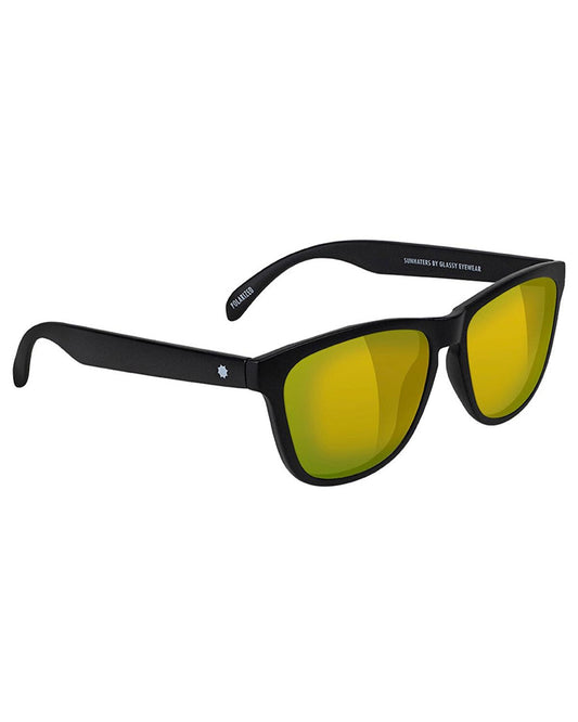 Sun Haters Deric Sunglasses Black/Gold Mirror