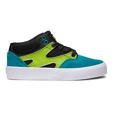 DC Kalis Vulc Mid Shoes Black/Green Size 11K