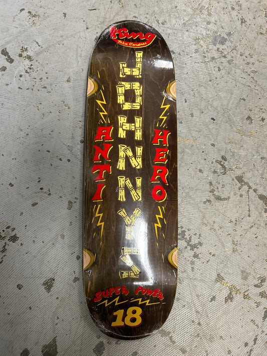 Anti hero 9.18 deck egg shape Cardiel Superpowered brown