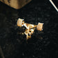HERMOSA SKATE ICED OUT TRUCK GOLD Pendant 24” chain necklace