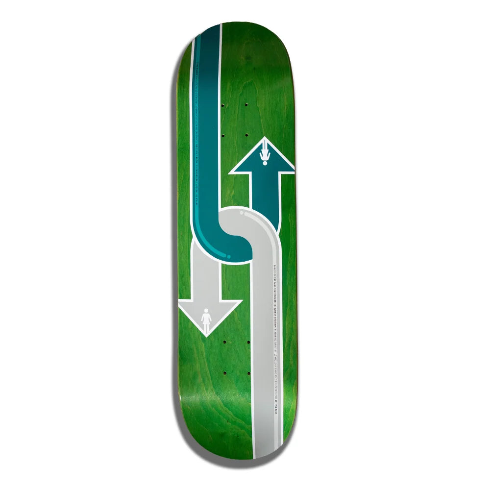 Girl Gass Dual Directional 8” Skateboard Deck