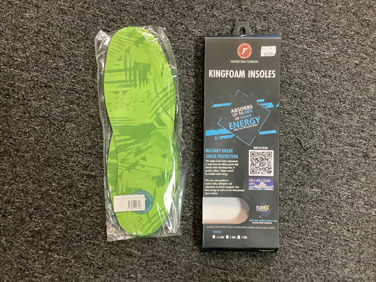 FP Kingfoam Insoles Green Camo 3mm Low size 5-10.5