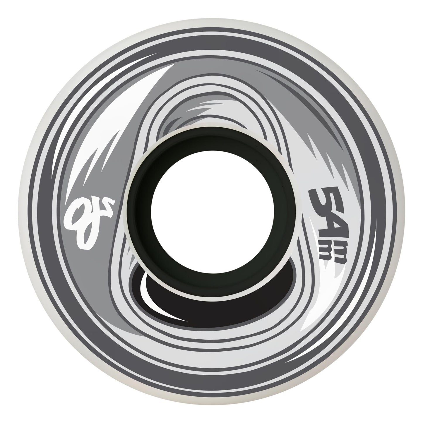 OJ 54mm skateboard wheels Frozen Energy Keyframe White 92A
